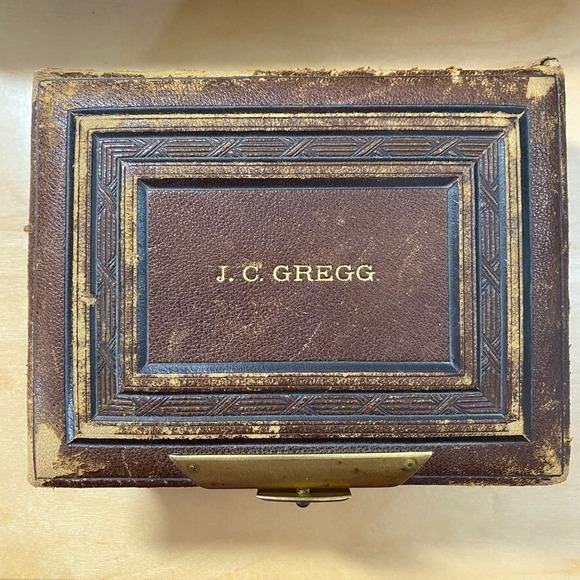 1870s CDV Photo Album of JC Gregg of Family Whallonsburg NY 40+ Photos